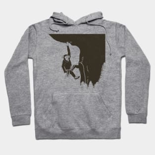 Chimpanzee rock climbing Hoodie